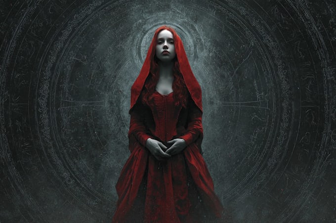 create a terrifying fantasy horror story