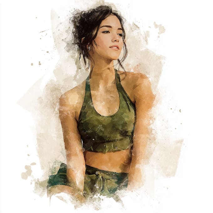 design vector storyboard and watercolor illustration