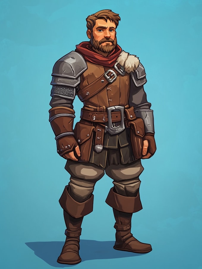 draw 2d game character or 2d game character