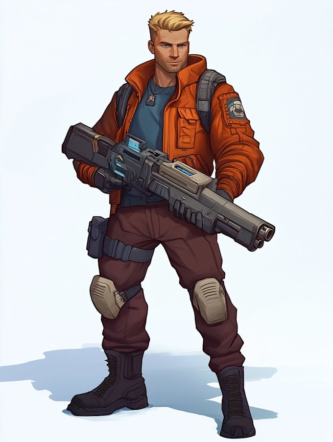 model 2d game character, 2d game character design