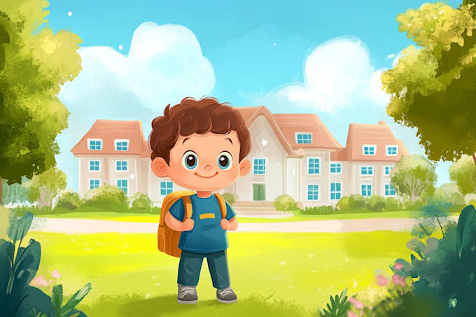 do children book illustrations, comic and artwork
