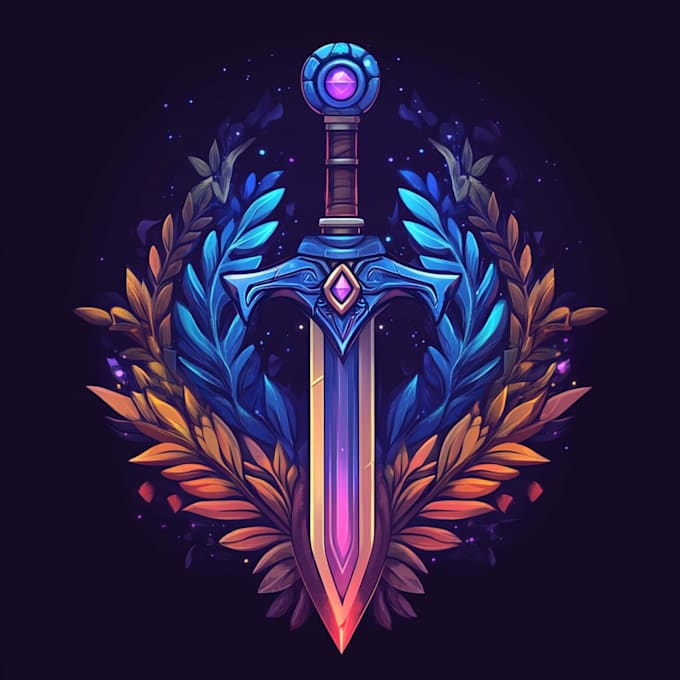 do a fantasy game logo