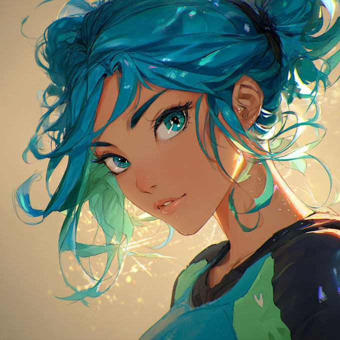 draw anime character illustration