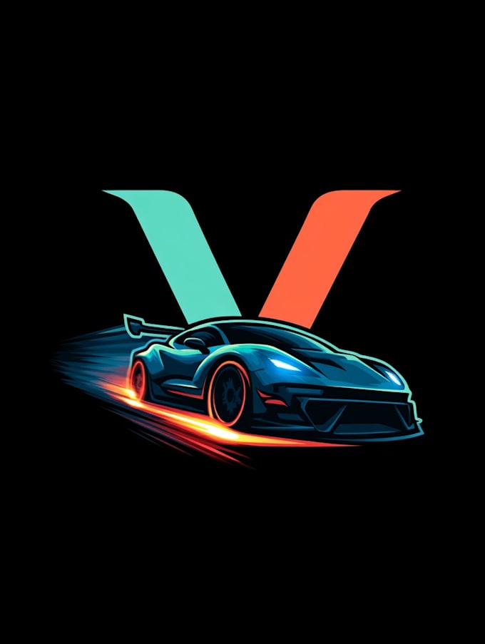create a modern automotive logo design