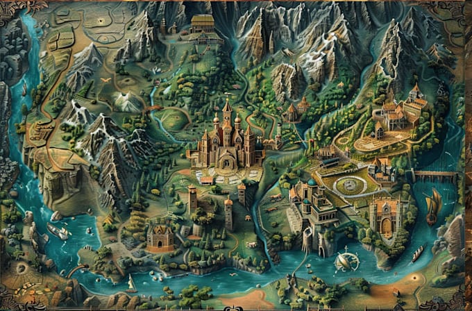 create custom dnd battle maps, rpg maps, fantasy maps
