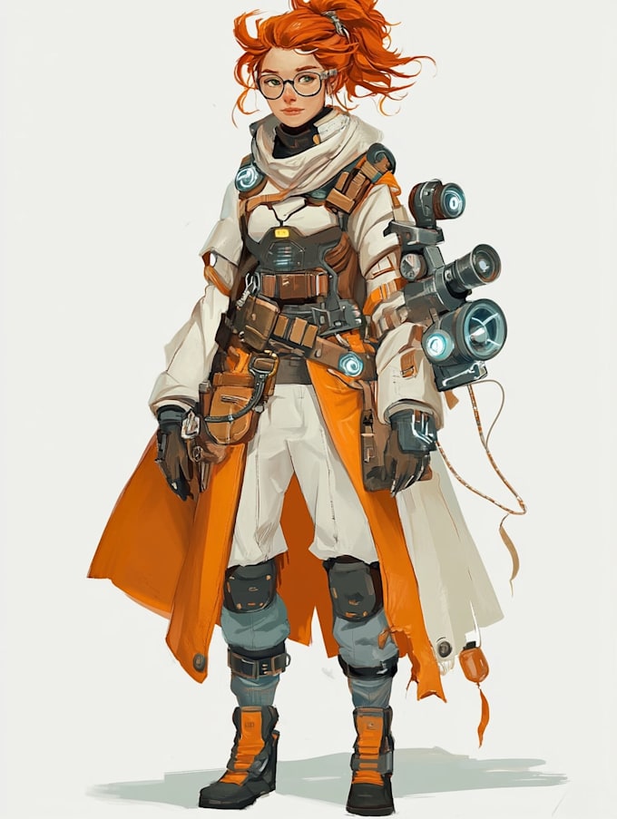 Do a 2d character design and concept art for your game by Marinchaeffer ...