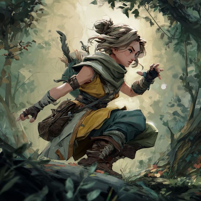 dnd character art and dnd character art