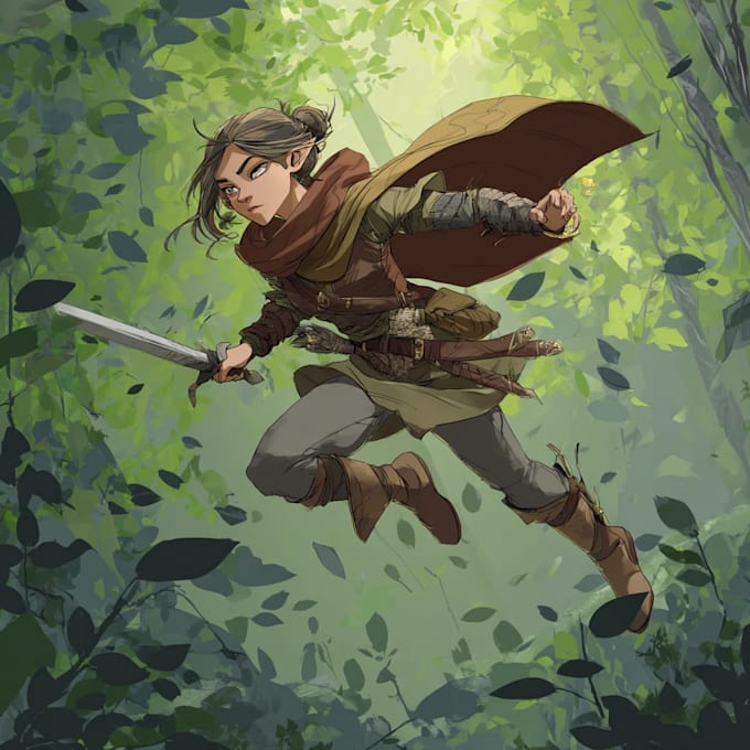 dnd character art and dnd character art