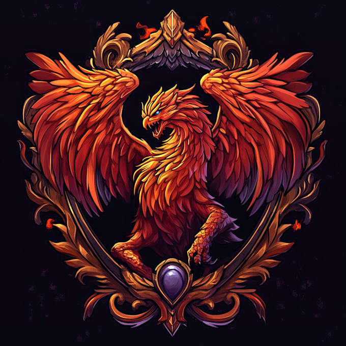 design a professional fantasy rpg game logo for dnd