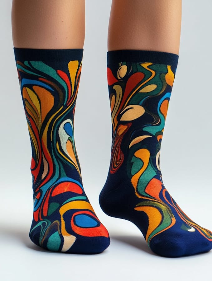 unique socks design and custom socks design