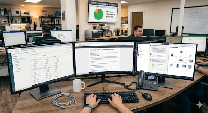 be your technical IT support and helpdesk specialist