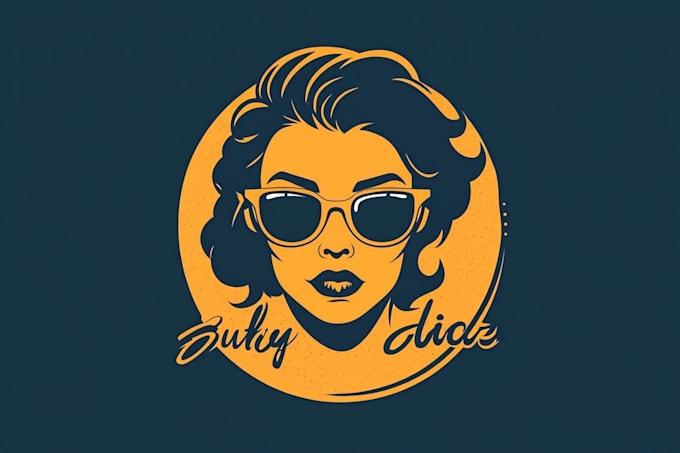 looking face repair shop logo design