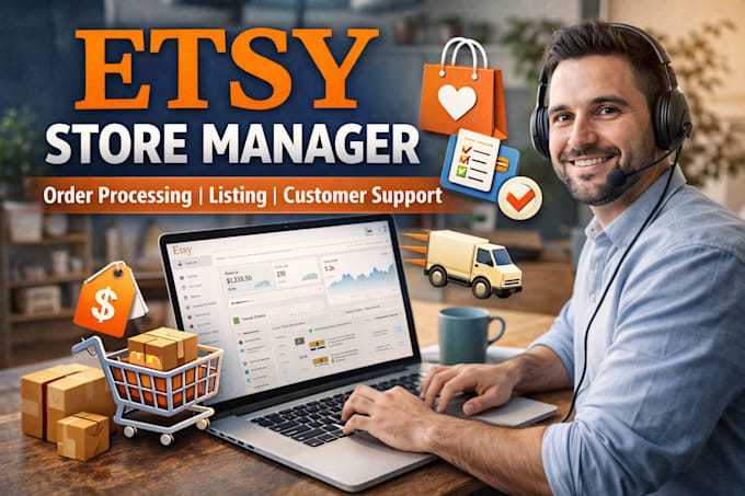 manage your etsy store and process orders professionally