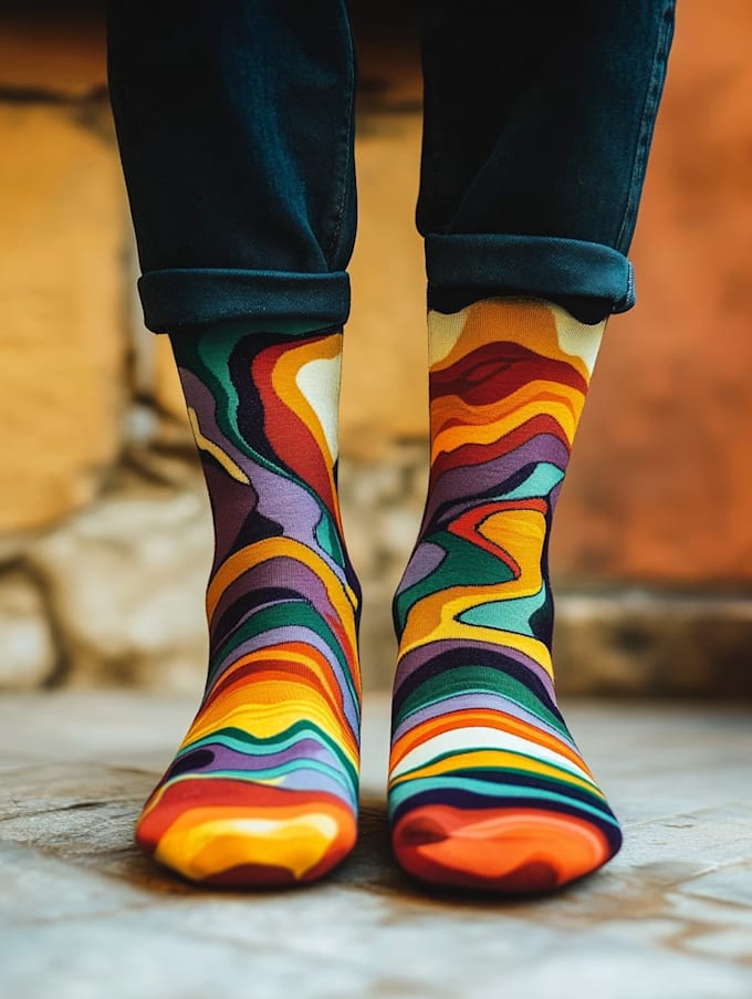 unique socks design and custom socks design
