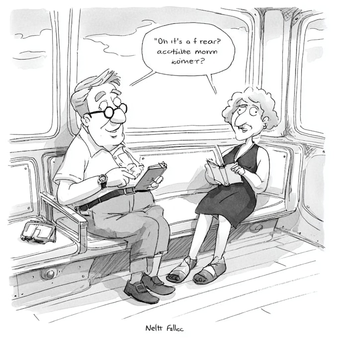 create new yorker stylish cartoon