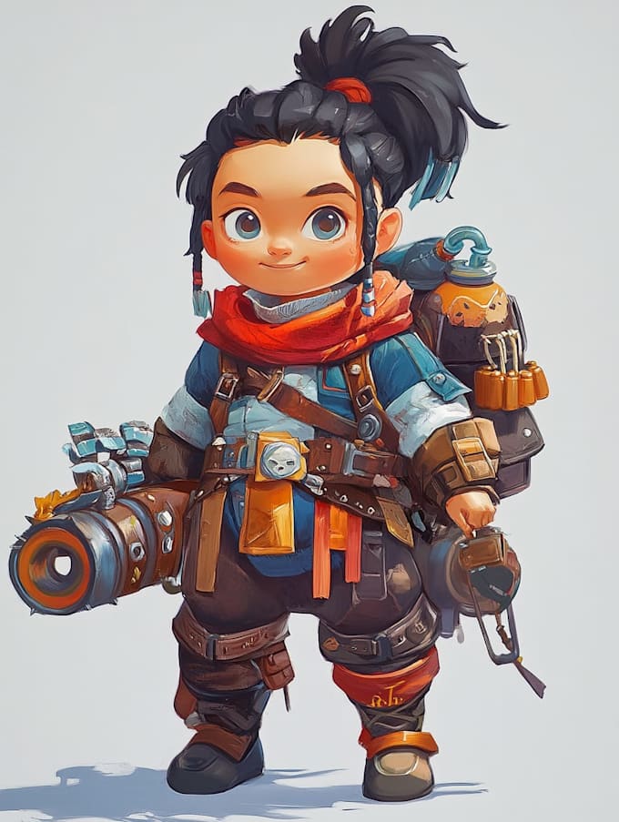 design 2d game character