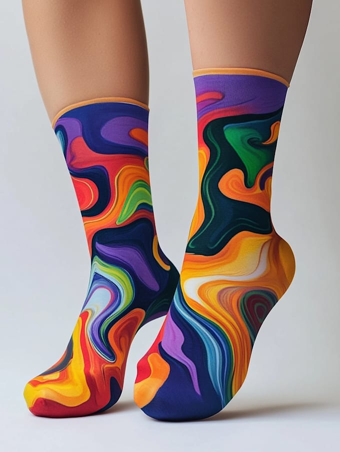unique socks design and custom socks design