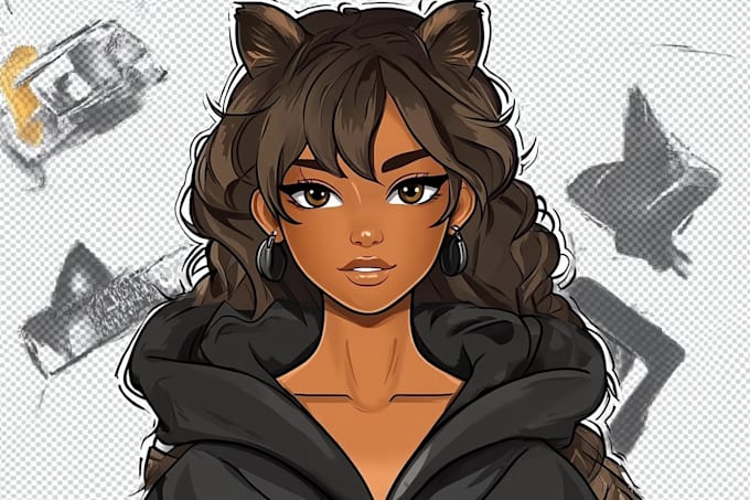 draw premium professional custom character art