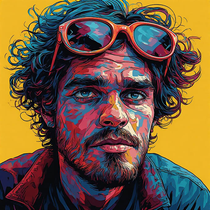 design awesome wpap pop art portrait
