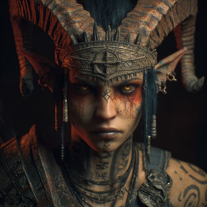 fantasy horror and fantasy horror character