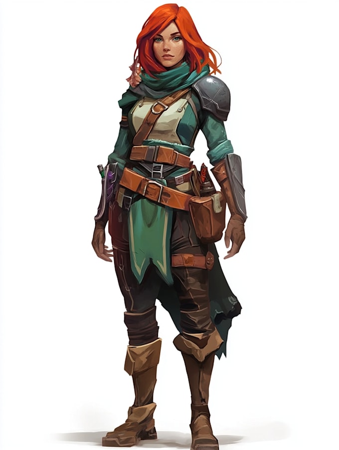 draw your rpg game character design