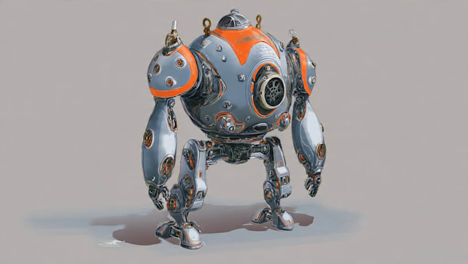 illustrate your mecha, robot and armored characters