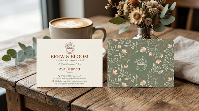 design a modern, professional logo and brand identity