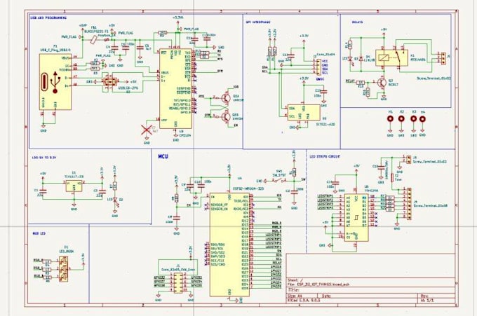 design iot rf pcb and layout using altium or kicad for wireless antenna devices