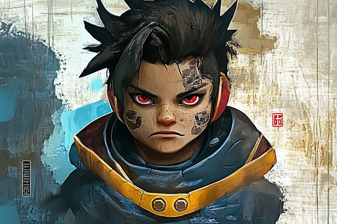 draw professional custom character