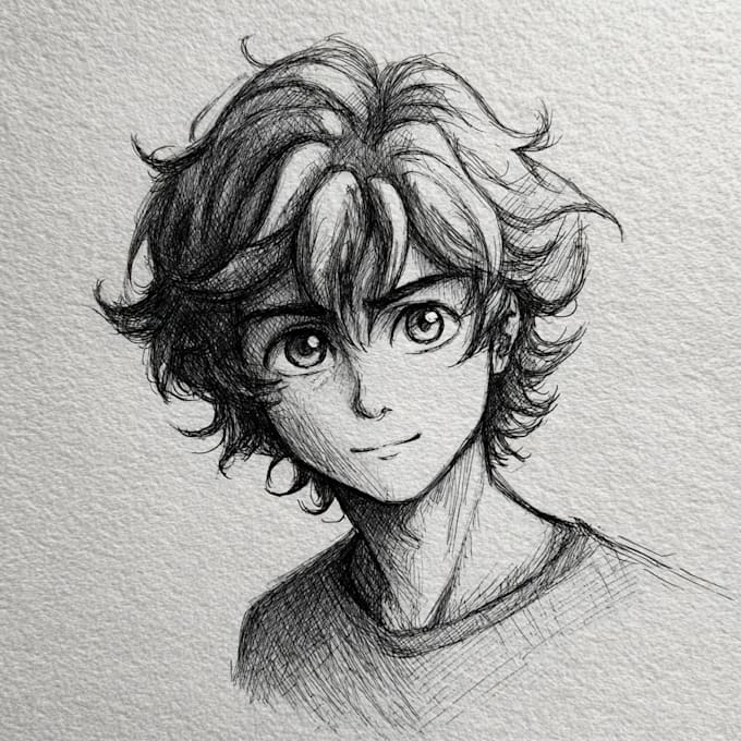 draw a manga character design for you