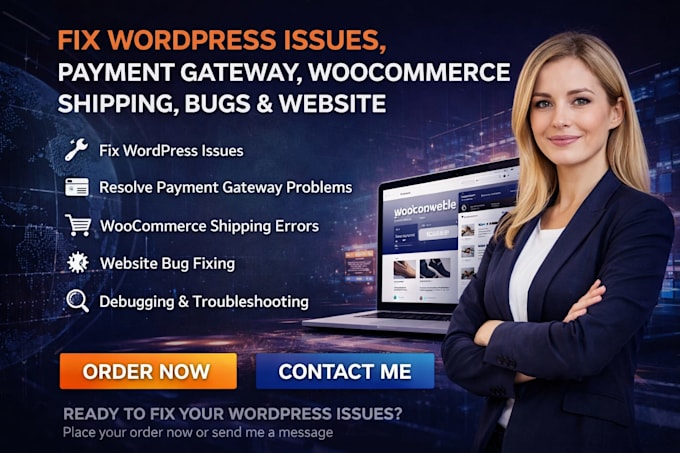 fix wordpress issues payment gateway woocommerce shipping bug fixing website