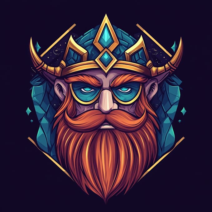 do a fantasy game logo