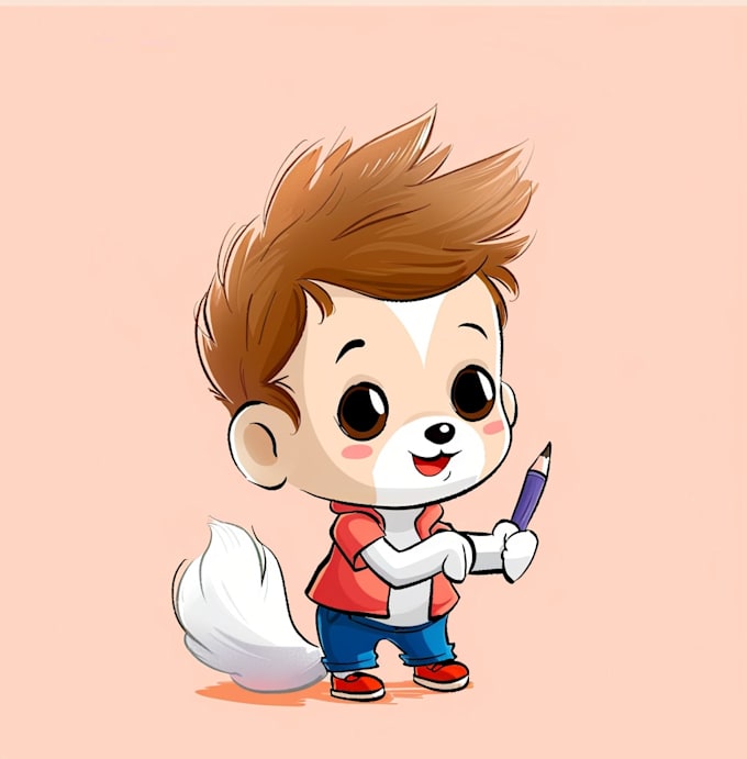 draw cute, simple and funny cartoon