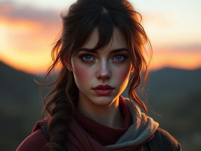 do semi realistic character design