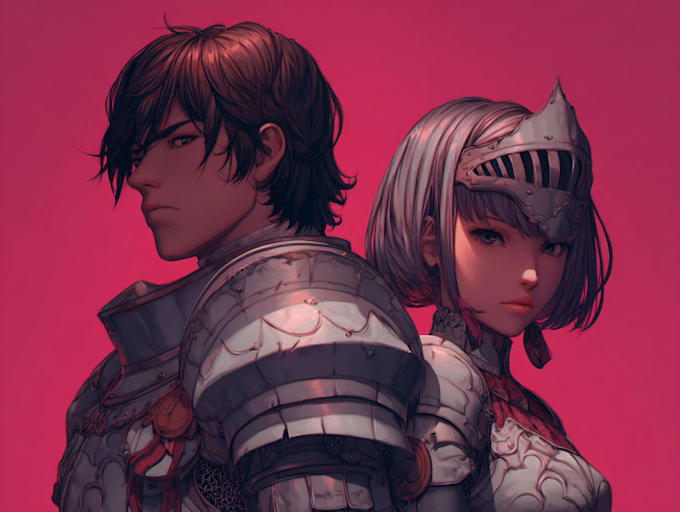 do a anime character art
