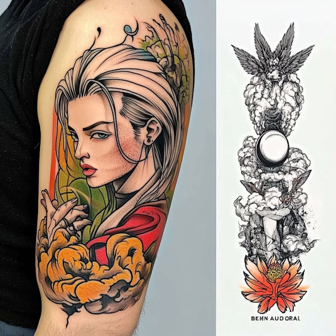 draw fine line tattoo designs with precision