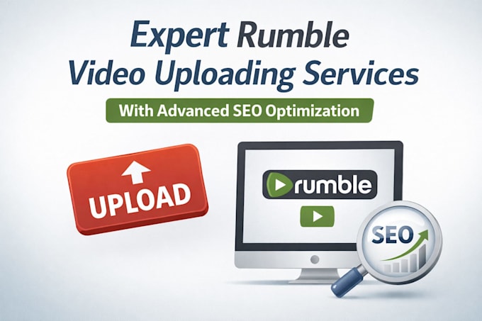 be expert rumble video uploading services with advanced SEO optimization