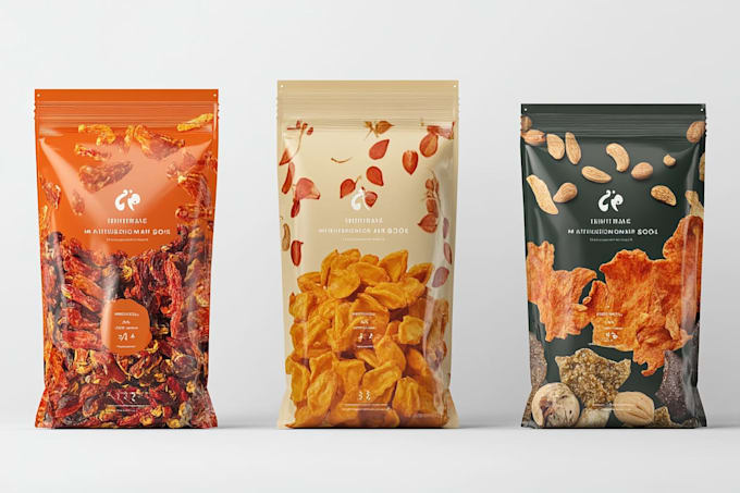 design 3d coffee packaging, coffee bag, label and 3d coffee
