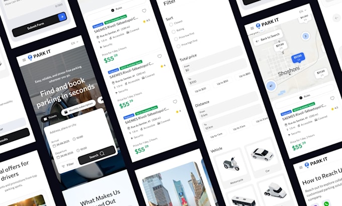 design mobile app UI UX in figma for ios and android