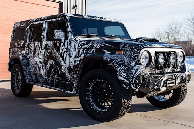 car wrap, truck wrap, van wrap design
