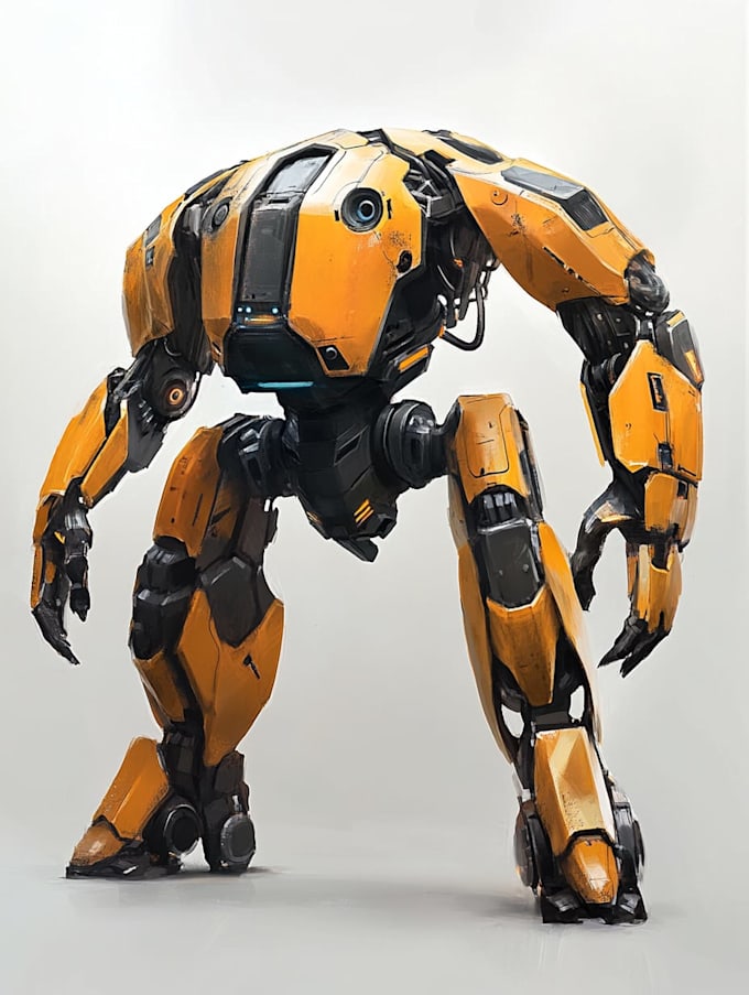 high quality robot, mecha concepts