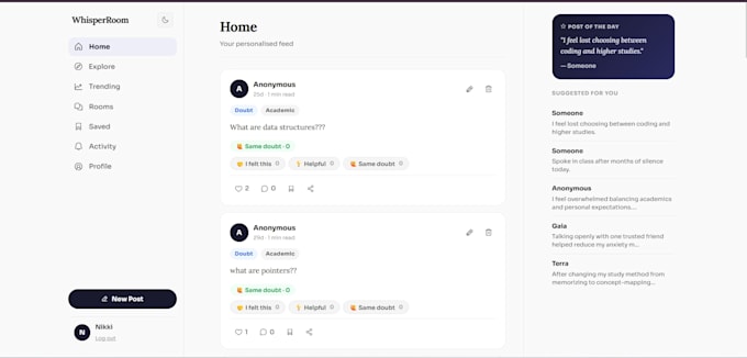 build a clean, responsive website using HTML, CSS, and javascript