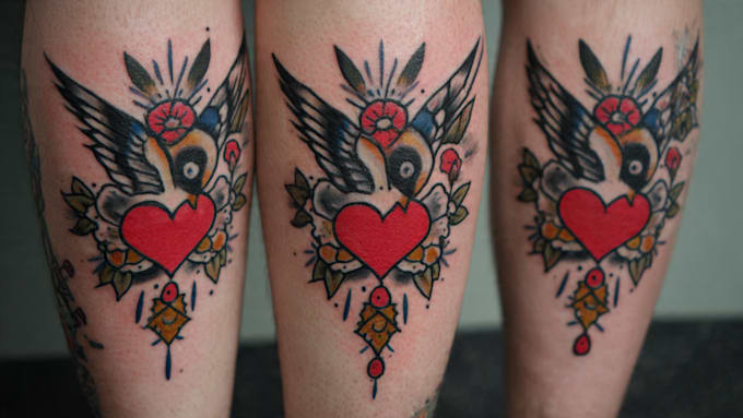 create awesome old school tattoo style design