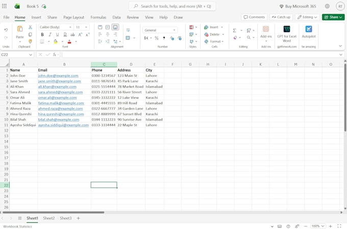 do careful and accurate data entry in excel google sheets