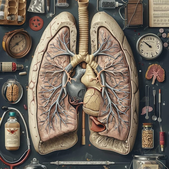 draw detailed medical illustrations