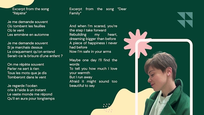 write custom song lyrics based on your story or emotions