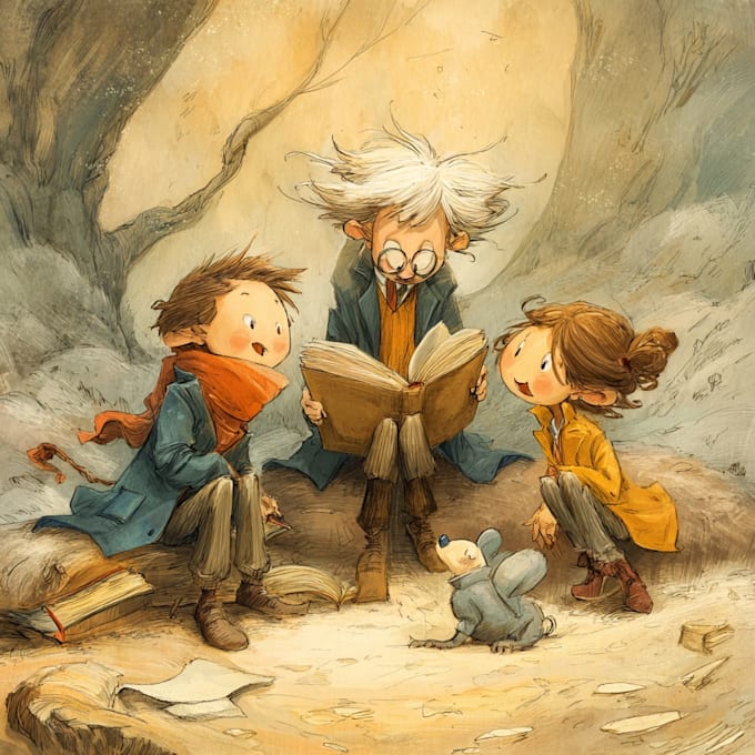 do a childrens book illustration