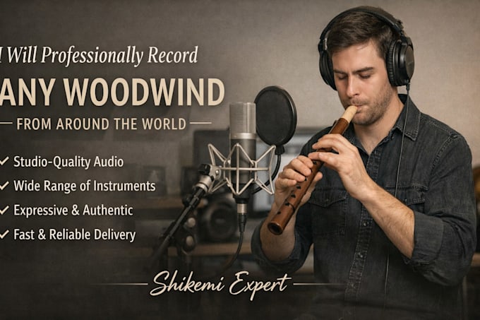 professionally record any woodwind from around the world