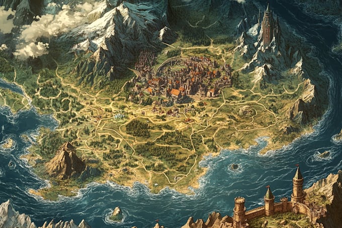 make your fantasy map