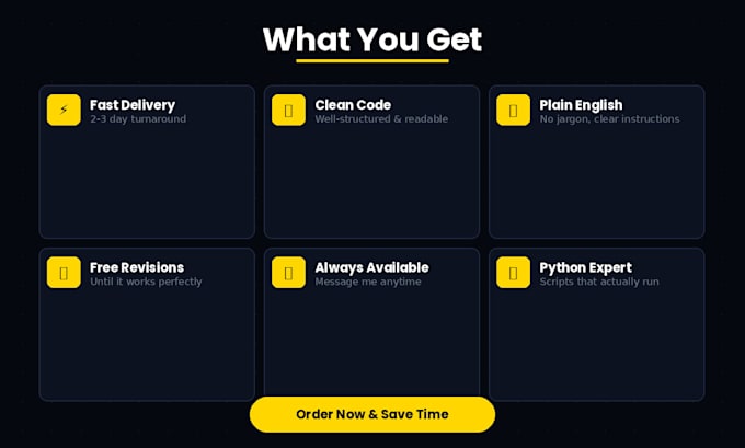 build a python automation script to save you hours of manual work